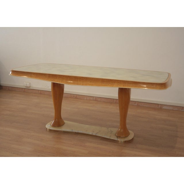 Mid-Century Modern Table in Walnut by Vittorio Dassi, 1950s For Sale - Image 17 of 18