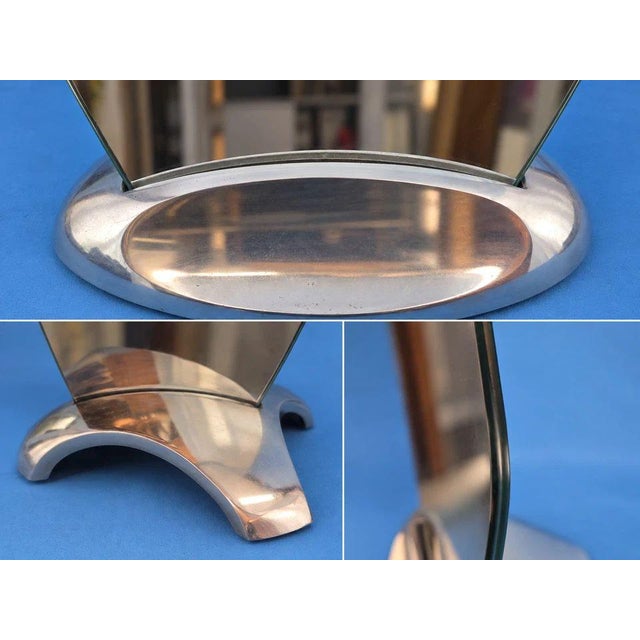 20th Century Double-Sided Table Mirror in the style of Max Ingrand for Fontana Arte, 1950 For Sale - Image 11 of 14
