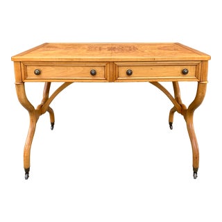 Vintage Tomlinson Maple Writing Desk For Sale