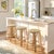 Bring relaxed sophistication to kitchen counters and gathering spaces with the Butler Specialty Company Ballito Rattan...