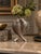 A sculptural vintage silver-plated “Deux Poissons” vase by Christofle, based on Émile Reiber’s celebrated 1874 design. Two...