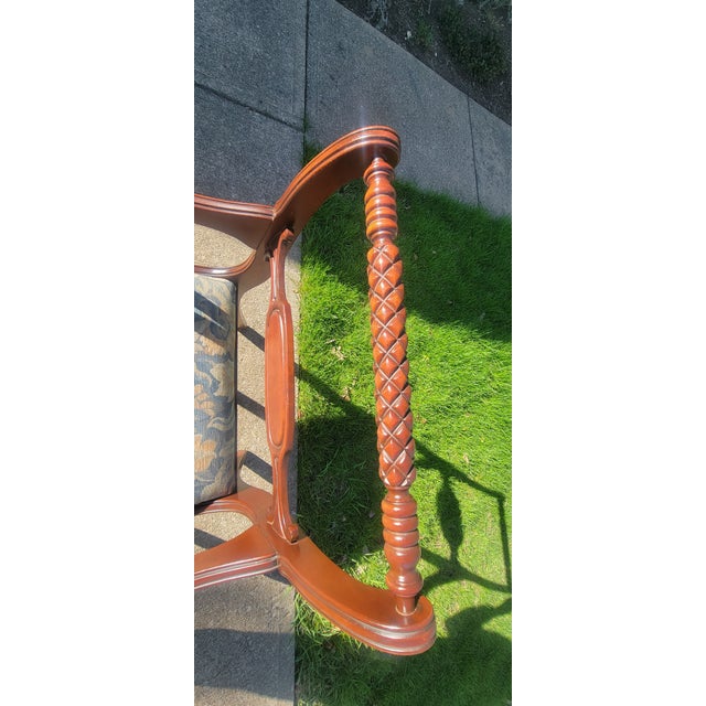 Early 20th Century Six Early 20th Century Park Furniture Duncan Phyfe Style Dining Chairs For Sale - Image 5 of 16