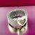 Silver 1990s Tiffany & Co Estate Somerset Heart Ring Size 5.5 Sterling Silver 6.5 mm For Sale - Image 8 of 10