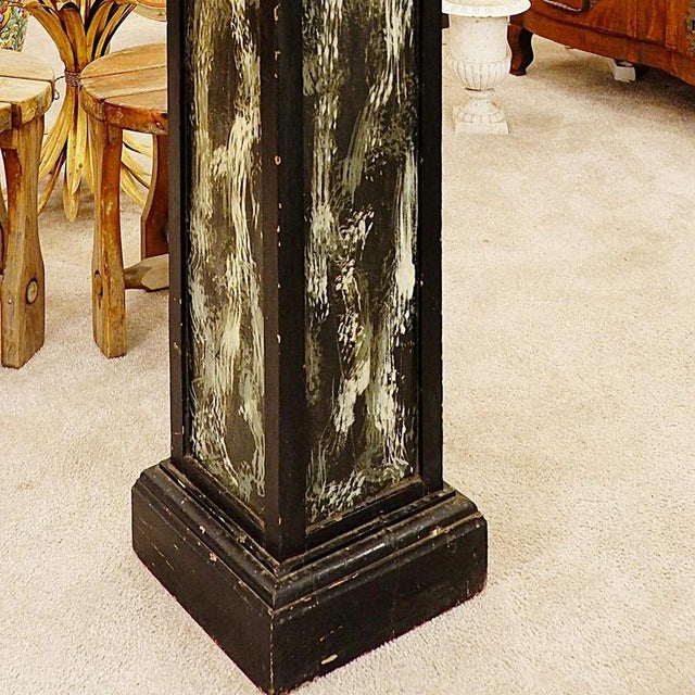 Antique Painted Wooden Column, 1930s For Sale - Image 3 of 15