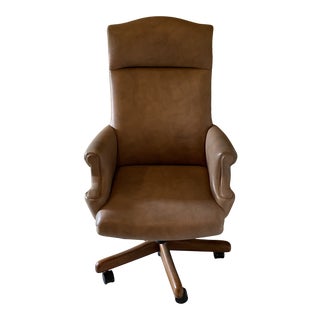 21st Century Hancock and Moore Tan Office Chair For Sale