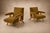 Textile José Zanine Caldas Pair of Brazilian Modern Armchairs in Pau Marfim & Olive Mohair, Brazil, 1950s For Sale - Image 7 of 18