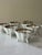 Japanese Set of 8 Antique Hand-Painted Nippon Open Salt Cellars — Japanese Export, 1891–1921 For Sale - Image 3 of 9