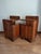 Wood Art Deco Burl Bedside Tables, 1930, Set of 2 For Sale - Image 7 of 15