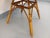 Tan Vintage Round Coffee Table in Rattan and Wood, 1960s For Sale - Image 8 of 14