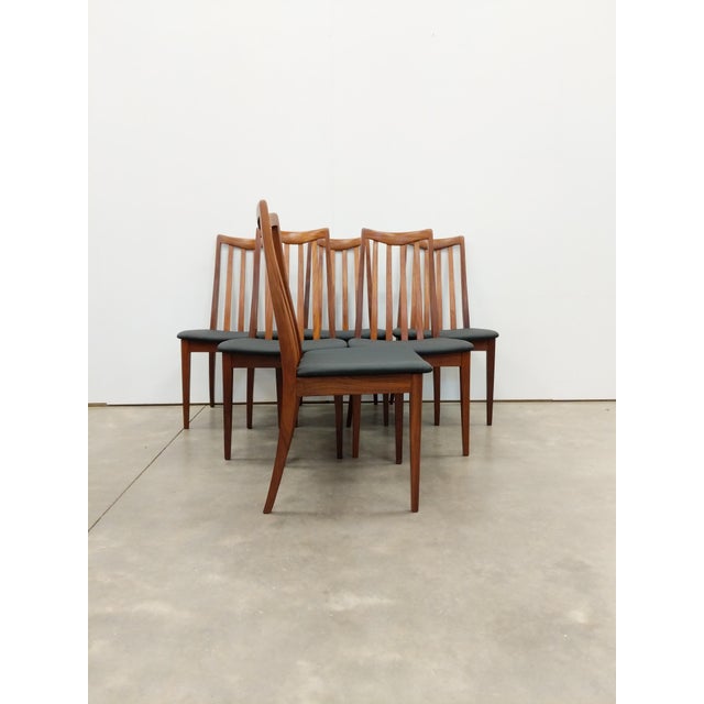 Set of 6 Vintage G Plan Mid Century Modern Teak Dining Chairs For Sale In New York - Image 6 of 10