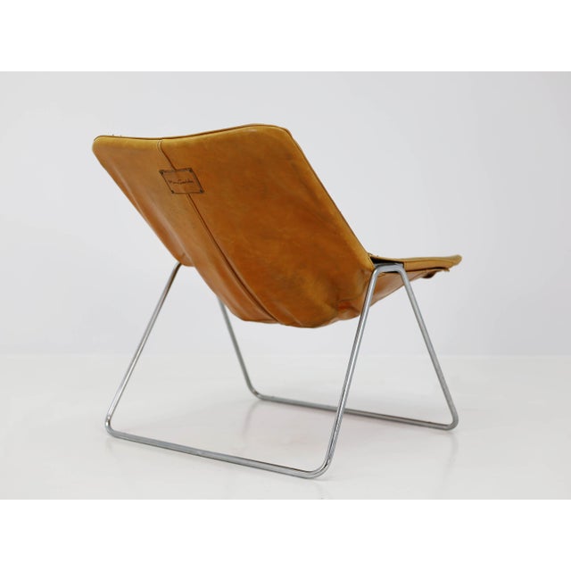 Brown Model G1 Armchair by Pierre Guariche for Airbone, 1950s For Sale - Image 8 of 8
