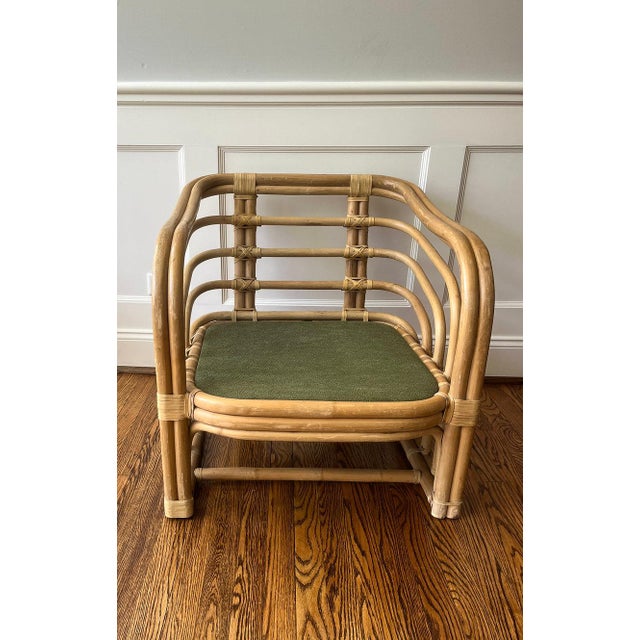 Brown Jordan Mid 20th Century Mid 20th Century Brown Jordan Rattan Lounge Chair For Sale - Image 4 of 9