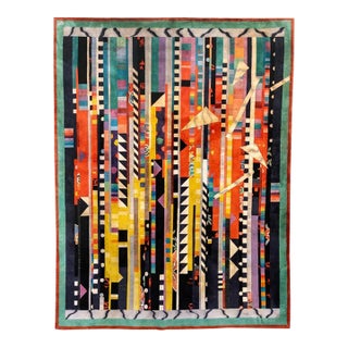 Funky 20th Century Chinese Deco Rug no. 10959 For Sale