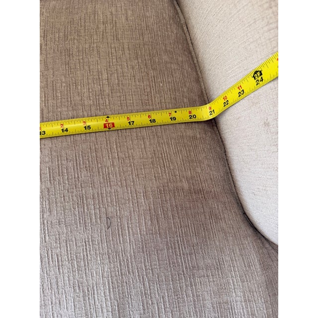Custom Wing Back Chair With Nail Head Trim by Sam Moore For Sale - Image 10 of 15