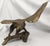 Metal Vintage Solid Brass Eagle Sculpture on Branch Pedestal Base, 19" Wingspan For Sale - Image 7 of 14