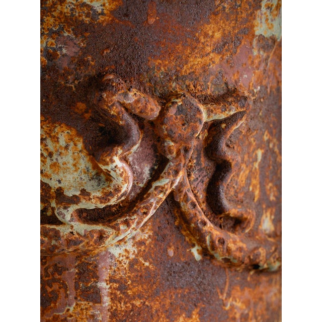Large Victorian Cast Iron Garden Planters - A Pair For Sale - Image 4 of 10