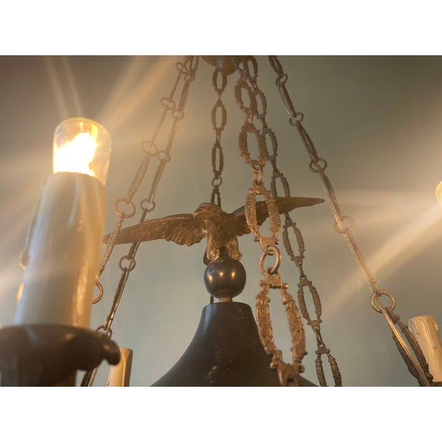 Antique French Pendant Lamp, 1800s For Sale - Image 10 of 18