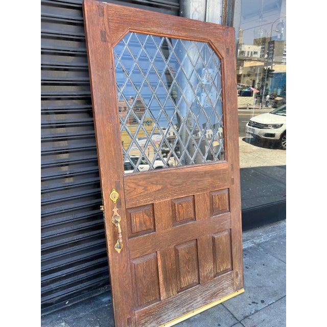 1920s European Storybook/Cottage Style Oversized Front Door For Sale - Image 11 of 12