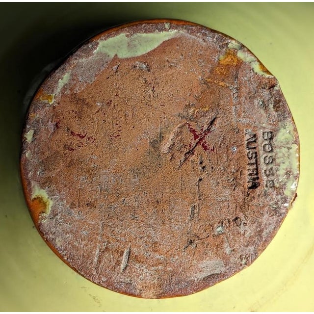 Boho Chic Walter Bosse Fluted Bowl, 1930's, Austria For Sale - Image 3 of 7