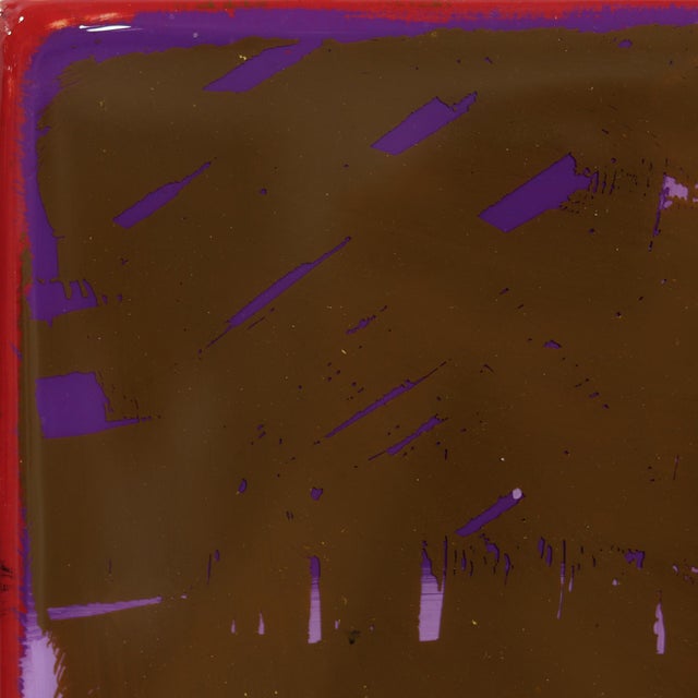 The Window 348 - Original Minimalist Mixed Media Acrylic and Resin Painting on Wood Panel by Ricky Hunt For Sale In Los Angeles - Image 6 of 9