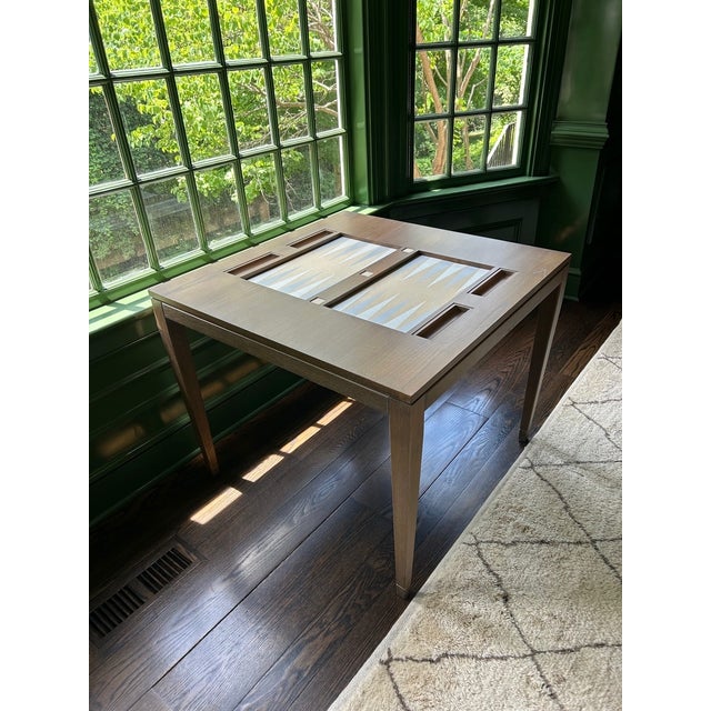 Oomph 36” Backgammon Table With Lucite Top For Sale - Image 12 of 12