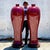 Vintage Boho Monumental “Sang De Bouf” Glazed Ceramic Vases - a Pair For Sale - Image 13 of 13
