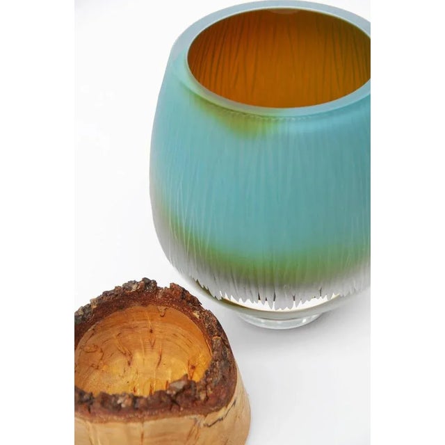 Contemporary Ocean Frida with Fine Cuts Stacking Vase by Pia Wüstenberg For Sale - Image 3 of 9