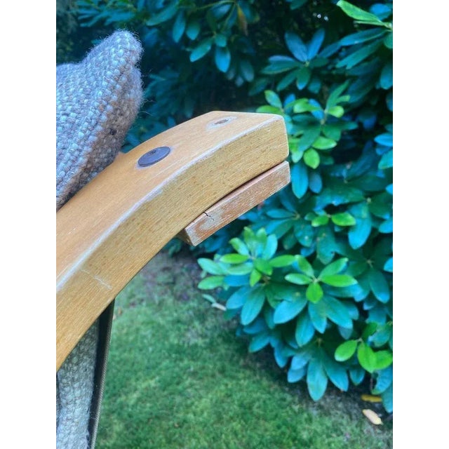 Scandinavian Laminated Beech Lounge Chair in Style of Alvar Aalto, 1960s For Sale - Image 10 of 14