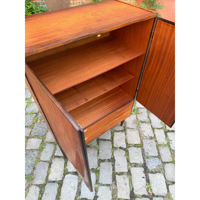 Chest of Drawers with Hinged Doors & Lock, Denmark For Sale - Image 4 of 11