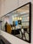 Italian Black Lacquered Wall Mirror attributed to Osvaldo Borsani, 1940s For Sale - Image 3 of 8