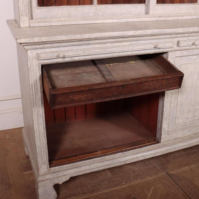 English Glazed Kitchen Cabinet For Sale - Image 12 of 15
