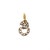 Pendant in 19.2k Gold and Diamonds For Sale - Image 6 of 6