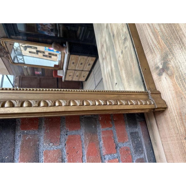 Gold Large Louis XVI Mirror For Sale - Image 8 of 13