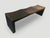 Contemporary Andrianna Shamaris Charred Teak Wood Wave Bench For Sale - Image 3 of 5
