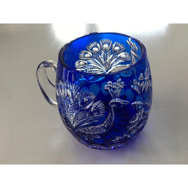 Cobalt Glass Beer Mug by A. Jabłoński, 1980s For Sale - Image 18 of 18