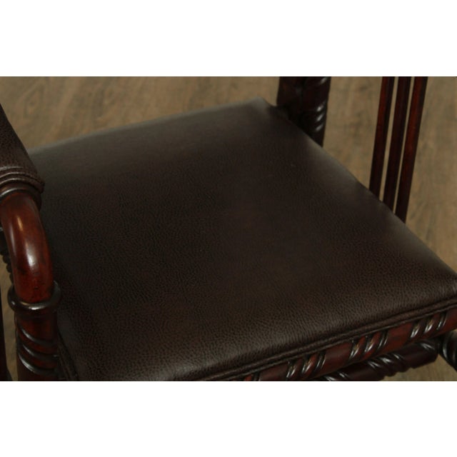Hunzinger Antique Victorian Gothic Period Reclining Morris Chair For Sale - Image 10 of 13