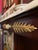 Metal Italian Empire Mahogany and Parcel Gilt Console with Mirror and Carrara Marble Top For Sale - Image 7 of 18