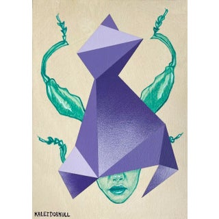 Monty Montgomery, Abstract Mixed Media Artwork, "Abstract Insect #2" For Sale