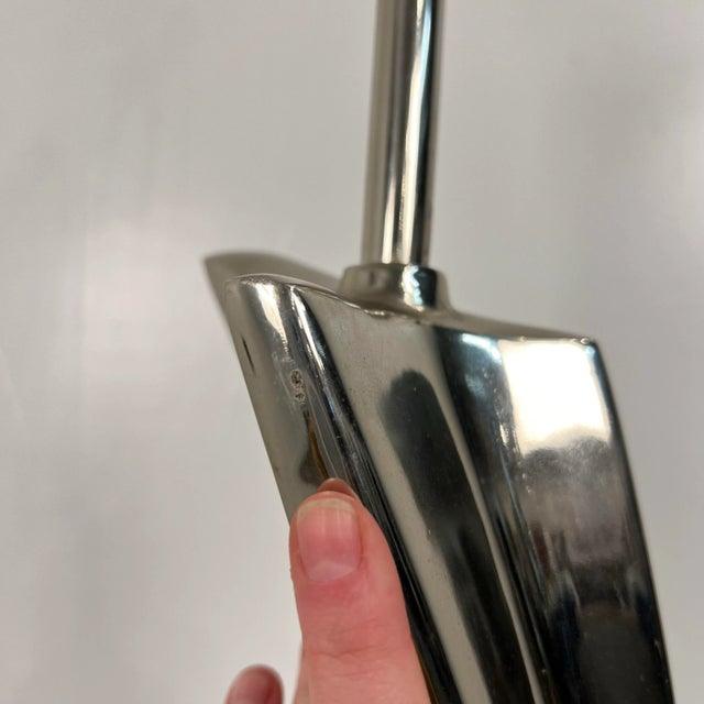 Black Mid Century Modern Laurel Sculptural Metal Table Lamp by Tempestini Harold Weiss and Richard Barr For Sale - Image 8 of 12