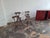 Mid-Century Modern Brutalist French Hand-Carved Dining Chairs After Alexandre Noll, 1950s, Set of 4 For Sale - Image 3 of 9