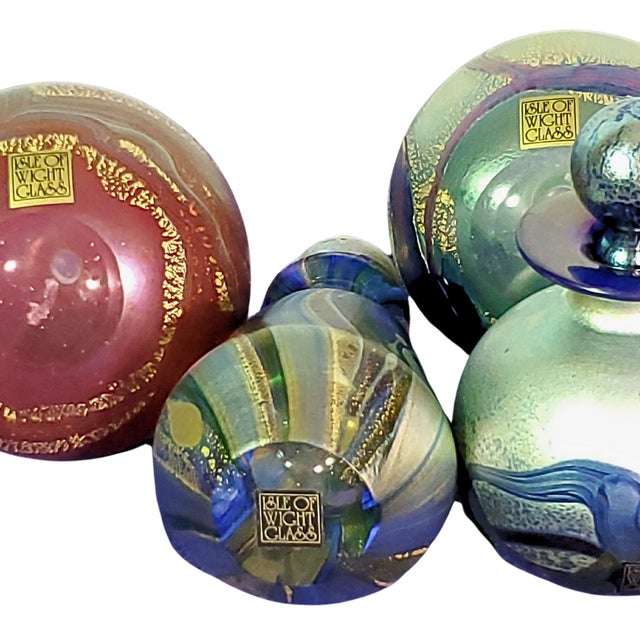 Isle of Wight Glass Set, Set of 4 For Sale - Image 6 of 7