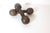 Brown Vintage Wood Hand Weights or Dumbbells Set of Two Sports Equipment Memorabilia Dumb Bells For Sale - Image 8 of 12