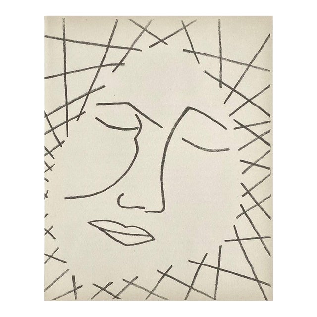 1951 Françoise Gilot Pages d'Amour - André Verdet 03 Lithograph For Sale