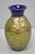 20th C. Mateos Mexico Tonala Pottery Mid Century Modern Brass Peacock Feather 7" Vase For Sale In Philadelphia - Image 6 of 14