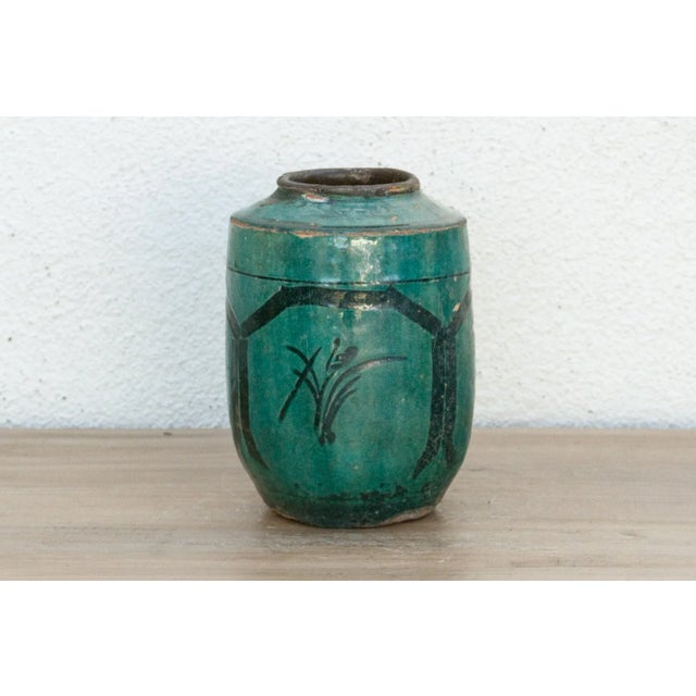 Asian Meadow Forest Asian Vase For Sale - Image 3 of 8