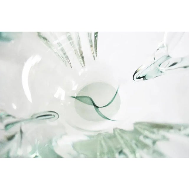 Vintage Glass Bowl by Josef Hospodka for Chribska, 1960s For Sale - Image 6 of 8