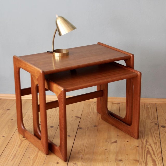 Teak Nesting Tables from Salin Nyborg, 1960s, Set of 2 For Sale - Image 10 of 18