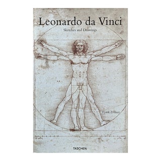 "Leonardo Da Vinci" Sketches & Drawings-Taschen-2006 For Sale