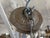 Late 20th Century Rustic Industrial Lattice Drum Chandelier For Sale - Image 12 of 12