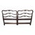 King Size Ribbon Back Solid Mahogany Headboard For Sale